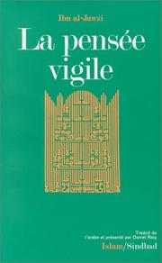 Cover of: La pensée vigile =: Sayd al-khâtir