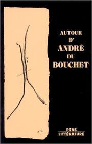 Autour d'André Du Bouchet by Rencontres sur la poésie moderne (1st 1983 Paris, France)
