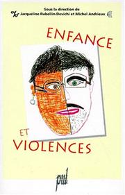 Cover of: Enfance et violences