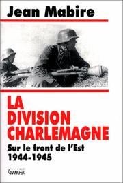 Cover of: La Division Charlemagne