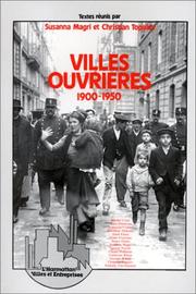 Cover of: Villes ouvrières: 1900-1950