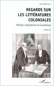 Cover of: Regards sur les littératures coloniales