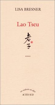 Cover of: Lao Tseu: roman