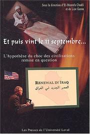 Et puis vint le 11 septembre-- by El Mostafa Chadli, Lise Garon