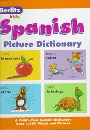 Cover of: Spanish picture dictionary. |