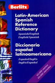 Berlitz Latin-American Spanish English reference dictionary