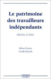 Cover of: Le patrimoine des travailleurs indépendants: théorie et faits