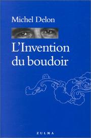Cover of: L' invention du boudoir