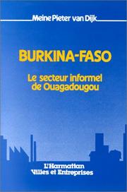 Cover of: Burkina-Faso: le secteur informel de Ouagadougou