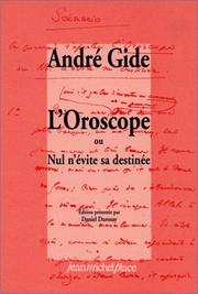 Cover of: L' oroscope, ou, Nul n'évite sa destinée: scénario, fac-simile et transcription