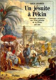 Cover of: Un jésuite à Pékin by Louis Le Comte