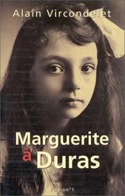 Cover of: Marguerite à Duras