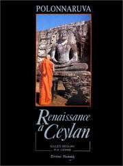 Cover of: Polonnaruva: renaissance à Ceylan