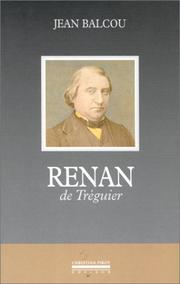 Cover of: Renan de Tréguier