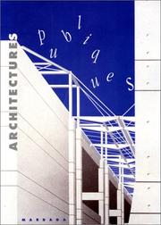 Cover of: Architectures publiques 1990.