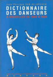 Cover of: Dictionnaire des danseurs