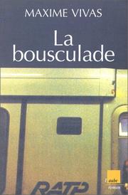 Cover of: La bousculade