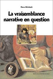 Cover of: La vraisemblance narrative: Walter Scott, Barbey d'Aurevilly
