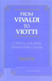 From Vivaldi to Viotti by Chappell White