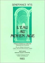 Cover of: L' Eau au Moyen Age.