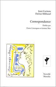 Cover of: Correspondance by Jean Cocteau