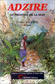 Cover of: Adzire, ou, Le prestige de la nuit