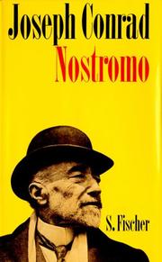 Cover of: Nostromo. Eine Geschichte von der Meeresküste. by Joseph Conrad