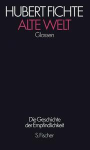Cover of: Alte Welt: Glossen