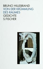 Cover of: Von der Krümmung des Raumes: Gedichte