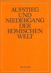 Cover of: Aufstieg Und Niedergang Der Roemischen Welt, Part 2