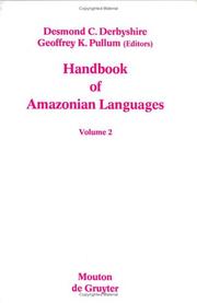 Cover of: Handbook of Amazonian Languages