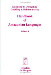 Cover of: Handbook of Amazonian Languages