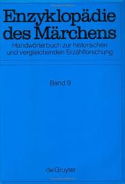 Cover of: Enzyklopadie Des Marchens: Handworterbuch Zur Historischen Und Vergleichenden Erzahlforschung