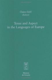 Cover of: Tense and aspect in the languages of Europe