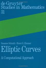 Cover of: Elliptic Curves: A Computational Approach (De Gruyter Studies in Mathematics)