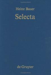 Cover of: Selecta