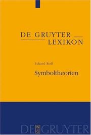 Cover of: Symboltheorien (De Gruyter Lexikon)