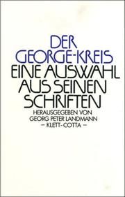 Cover of: Der George-Kreis by Georg Peter Landmann