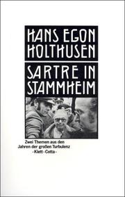 Cover of: Sartre in Stammheim: Zwei Themen Aus Den Jahren Der Grossen Turbulenz