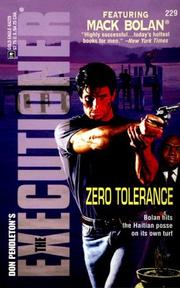 Cover of: Zero Tolerance  (The Executioner 229)