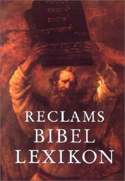 Cover of: Reclams Bibellexikon. Sonderausgabe.