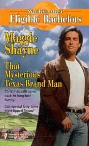 Cover of: That Mysterious Texas Brand Man  (World's Most Eligible Bachelors)