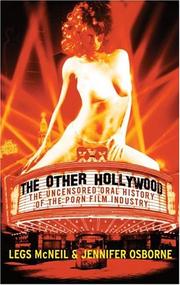 Cover of: The Other Hollywood: The Uncensored Oral History of the Porn Film Industry