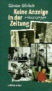 Cover of: Keine Anzeige in der Zeitung: Erinnerungen