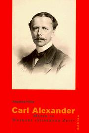 Cover of: Carl Alexander by Angelika Pöthe