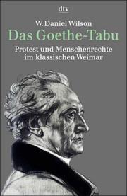 Das Goethe-Tabu by W. Daniel Wilson