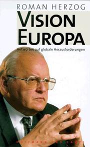 Cover of: Vision Europa: Antworten auf globale Herausforderungen