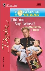 Cover of: Did You Say Twins?! (The Fortunes Of Texas: The Lost Heirs)