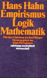Cover of: Empirismus, Logik, Mathematik
