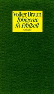 Cover of: Iphigenie in Freiheit
